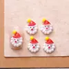 Acessórios de Nail Art de Desenho Animado de Natal Populares Transfronteiriços Papai Noel Tridimensional Fofo Árvore Acessórios de Unha Vestíveis Decorações