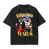 2025 Nuevo Comercio Exterior Bruno Músico Pop Camiseta Vintage Lavada Unisex Marte Ameri