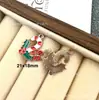 142 Colgantes de Navidad Colgantes de Aleación con Gota de Aceite Accesorios para Joyería DIY Colgante de Papá Noel Muñeco de Nieve Campana