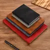 Caderno de Negócios de Lado Macio A5 Feito Sob Medida Caderno de Pele de Cordeiro Caderno de Escritório Retro Espessado Portátil Customização