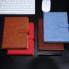 Fabricante de Origen Cuaderno de Negocios Papelería A5 Sencillo Estudiante Universitario Cubierta Dura de Cuero Libreta de Trabajo Logotipo Personalizado