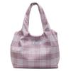 Bolsa Xadrez Moderna Transfronteiriça Feminina 2025 Primavera Nova Grande Capacidade Lazer Trabalho Tote Bag Artística Bolsa de Axila