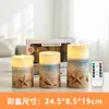 Velas eletrônicas LED transfronteiriças, velas falsas, luzes de atmosfera simuladas, decorações de aniversário, casamento, Natal e adereços empreendedores