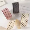 Cinta de pana de lunares anchos de un solo lado, ramo, caja de regalo, cinta de encuadernación acanalada, lazo para pasador de pelo DIY, accesorios de lunares con