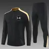 Traje de Entrenamiento París para Adultos y Niños Traje de Fútbol de Manga Larga para Hombre Otoño e Invierno Deportivo Secado Rápido Transpirable Traje Casual