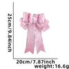 Decorações de Natal 25cm Rosa Choque Rosa Multicolorido Natal Laço Artesanal Laço para Árvore de Natal Decorações Penduradas