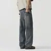 Roupas Masculinas Maple House / Nova Coleção Primavera/Outono 2026: Calça Jeans Masculina Estilo Streetwear Americano, Calça Longa Reta Solta Retro