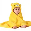 Toalha de Banho Poncho Infantil Pode Ser Usada e Enrolada, Toalha de Banho com Capuz para Recém-Nascidos, Roupão de Banho com Capuz Absorvente de Desenho Animado em Fleece Coral para Natação