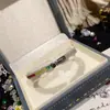 Camellia Fashion Pulsera Dinámica Arcoíris de Plata de Ley S925 con Diamantes Completos Super Brillante Cierre de Diamante de Alto Carbono Lujo Ligero