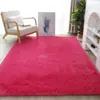 Alfombra larga de pelo para uso doméstico en sala de estar para niñas, alfombra de mesita de noche para dormitorio, felpudo de felpa de cobertura total, alfombra para sofá y mesa de centro