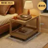 Estante de Almacenamiento de Múltiples Niveles Mesita de Noche para Dormitorio del Hogar, Mesita Auxiliar Pequeña Móvil para Cama, Mesa Pequeña Multifuncional