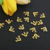 Venta Caliente Transfronteriza Hebilla de Melón Colgante de Borla diy Pasador Antiguo Paso Sacudidor Corona de Pelo Multitud Aleación Hoja Material Accesorios