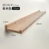 Estante de Pared de Madera Maciza para Sala de Estar, Comedor, Dormitorio, Estante Decorativo para Pared de Fondo Montado en la Pared, Estante Recto para Uñas