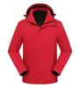 Chaqueta de Montañismo Tres en Uno para Hombres y Mujeres, Impermeable, Cortavientos, con Capucha, con Forro Polar, LOGOTIPO Personalizable, Chaqueta Abrigo para Exteriores