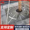 Rejilla de acero inoxidable para piscinas de árboles, procesamiento, paisajismo, embellecimiento de fosos de árboles, protector de árboles, placa de cubierta redonda y cuadrada 304 para piscinas de árboles