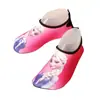 Zapatos de Playa para Niños Transfronterizos, Antideslizantes de Suela Blanda Estampados para Exteriores Acuáticos, Calcetines para Pisos de Deportes Interiores, Secado Rápido