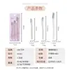 Lmltop Set Avanzado de 3 Recortadores de Cejas Macro, Herramienta de Maquillaje para Recortar Cejas, Maquinilla de Rasurar Cejas Transparente Mate Sy302