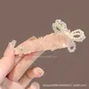 Pinza para el pelo coreana de alta resistencia con pedrería Bb, cadena completa de pedrería, clip de lujo ligero para la parte posterior de la cabeza, clip para flequillo de celebridad de Internet, pinza para el pelo nueva