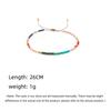 Miyuki Miçangas de Arroz Pulseira Extremamente Pequena Nicho Meninas Japonesas e Coreanas Tecido Miçangas Coloridas Cordão Corda de Mão Namorada Mesmo Presente