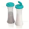 Venta Caliente Transfronteriza de Amazon Botella Aspersora de 2 Piezas Botella de Plástico para Condimentos Aspersor de Polvo Botella para Especias Pimienta