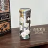 Taza Termo de Titanio Puro Estilo Chino por Dentro y por Fuera, Conveniente Taza de Agua de Pequeña Capacidad para Té, Taza de Boca de Alta Gama, Mini Taza de Titanio para Niñas