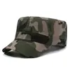 Chapéu Camuflado de Aba Reta para Homens, Chapéu de Treinamento Militar, Chapéu para Caminhada ao Ar Livre, Chapéu de Trabalho Versátil com Proteção Solar e Sombra, em Estoque