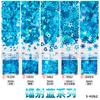 Polvo de Brillo para Uñas Transfronterizo Lentejuelas con Forma Polvo de Zafiro Ultra-delgado Super Brillante Láser Relleno de Pegamento para Uñas Desgastable