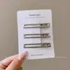Pinza para el Cabello con Flequillo de Chica Coreana Picante Organizador de Pelitos de la Frente Pasador de Metal No Daña el Cabello Accesorio para el Cabello de Alto Valor Tocado de Moda