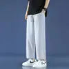 Sudeste Asiático Venda Quente Verão Finos Jeans Streetwear Retrô Americano Perna Reta Masculino Cordão Caimento Casual Calças de Perna Larga