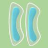 PoronGEL calcanhar absorvente de choque adesivos anti-desgaste GEL sapatos de salto alto espuma à prova d'água adesivos casuais adesivos GEL adesivos para dor