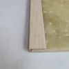 Acabamento de borda para piso de madeira maciça, acabamento de borda de ângulo reto com encaixe de grão de madeira, acabamento de borda de guarda-roupa, soleira, em forma de 7