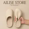 Moldeado Integrado de EVA 2026 Nuevas Pantuflas Impermeables para Mujer, Pantuflas Cálidas de Felpa Algodonada para Otoño/Invierno para Hombre