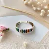 Nuevo color bordado estilo étnico tejido pulsera hecha a mano tela estilo étnico retro bomiya pulsera ajustable