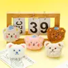 Desenhos animados urso de pelúcia boneca broche roupas boneca roupas sapatos e meias pequeno animal cocar acessórios acessórios
