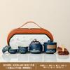 Bule de Chá Cerâmico de Alta Qualidade, Copo Rápido para Carro, Conjunto de Chá Kung Fu Personalizado Estilo Chinês Qingshan Yanhe, Atacado Personalizado