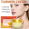 Crema facial nutritiva de cúrcuma transfronteriza ilumina y unifica el tono de la piel, mejora la opacidad, calma el enrojecimiento, nutre profundamente y mejora la suavidad y elasticidad de la piel