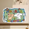 Alfombrilla de suelo de barro de diatomeas con forma de dibujos animados, Alfombrilla de baño de secado rápido, Resistente a la suciedad, Antideslizante, Resistente al desgaste, Fácil de limpiar, Especialmente diseñada para baños