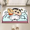 Tapete de Chão de Terra de Diatomáceas Desenho Animado Crayon Shin-Chan para Casa Banheiro Entrada, Tapete para Pés Absorvente de Água Antiderrapante Atacado e Dropshipping