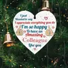 Novedad Decoración de Madera Linda con Forma de Corazón Decoración Colgante Carteles Colgantes Los Mejores Regalos para Amigos