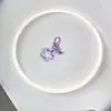 Anel de livro com pingente de chaveiro de estrela de cinco pontas em acrílico estilo coreano, acessório de decoração de conta para boneca DIY