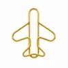 Suministro directo de fábrica de clips para papel coloridos con forma de avión, clips para papel creativos de formas especiales, papelería para oficina y agenda, pequeños regalos culturales y creativos