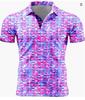 2024 Fábrica de Roupas Masculinas 3DPOLO com Logo Estampado Cabelo Liso Amazon Cross Border Camisas Polo Casuais Masculinas e Femininas
