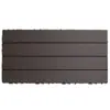 Piso de Madera Plástica para Exteriores para Balcón Autoinstalable, Piso de Madera Plástica Entrelazado, Antideslizante y Resistente al Sol, para Patio y Jardín, Piso Ecológico