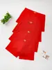 Calzoncillos Boxer Rojos para Hombres en su Año Zodiacal, Calzoncillos Boxer Rojos Festivos para Boda, Pantalones Rojos, Tallas Grandes
