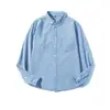 Nova Camisa Jeans Azul Unissex Estilo Coreano Primavera 2026, Jaqueta Camisa de Outono de Alta Qualidade, Tendência Ins Primavera e Outono