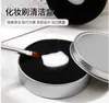 Esponja de limpieza portátil para limpieza de brochas perezosa, limpiador de brochas de sombra de ojos y maquillaje, caja de esponja de limpieza de borla de maquillaje portátil