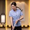 Limpieza ropa manga corta mujer hotel hospital propiedad limpieza de casas overol ropa de trabajo mesero personalizado