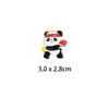 Insignia de Pin Metálico de Tenis de Mesa Panda Lindo de Dibujos Animados Broche Versátil Personalizado Accesorios para Mochila Escolar Ropa Pequeños Regalos