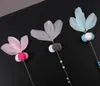 Caña de juguete para gatos con alambre de plumas y bola de pelo con cascabel, varita de hada de varilla larga duradera, juguete para gatos