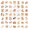 Compra Direta Transfronteiriça [Qualificado Ce.Cpc] 50 Adesivos Fofos de Cachorro de Desenho Animado para Festa Corgi Pet Adesivos à Prova d'Água